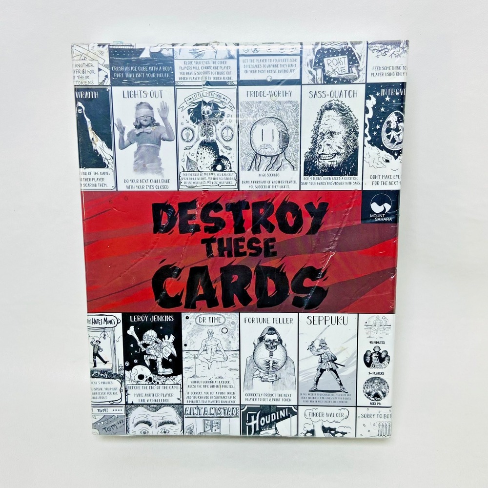 2019 Destroy‎ These Cards Game Mount Sahara Patrick Owens